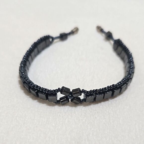 Hematite Beaded Bracelet - Picture 1 of 6